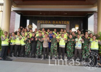 Guyub TNI Polri Danrem 064/MY Bersama Kapolda Banten Kunjungi Koramil Dan Polsek Jajaran