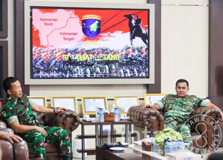 Pangdam XII/Tpr Sambut Kunjungan Aster Panglima TNI