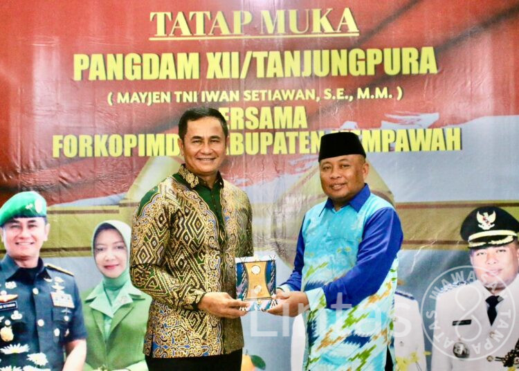 Bangun Sinergi, Pangdam XII/Tpr Silaturahmi Dengan Forkopimda Dan Tokoh Kab. Mempawah