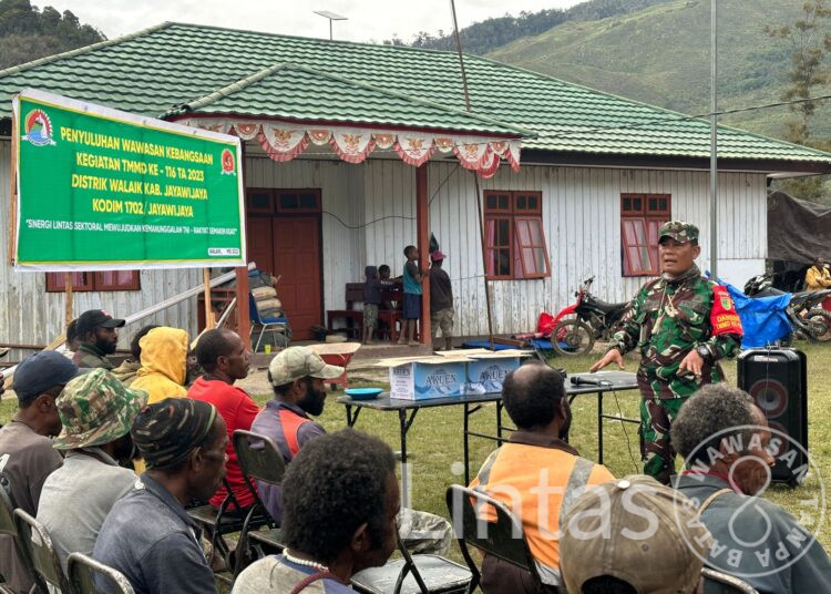 Kodim Jayawijaya Wujudkan TMMD Melalui Wawasan Kebangsaan Di Papua Pegunungan