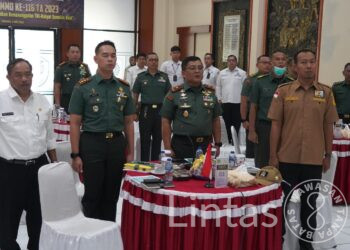 Dandim 0623/Cilegon Dampingi Danrem 064/MY Dalam Kegiatan Rakornis TMMD Ke 116 TA 2023