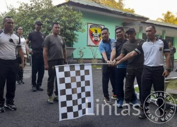 Dalam Rangka Sinergitas Dan Soliditas TNI-POLRI Laksanakan Senam Sehat Bersama