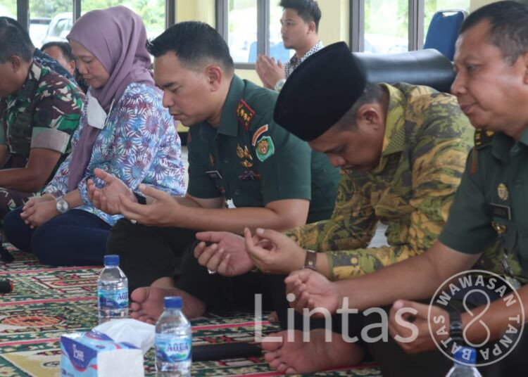 Kodim 0623/Cilegon Gelar Doa Bersama Menjelang Kegiatan TMMD Ke 116