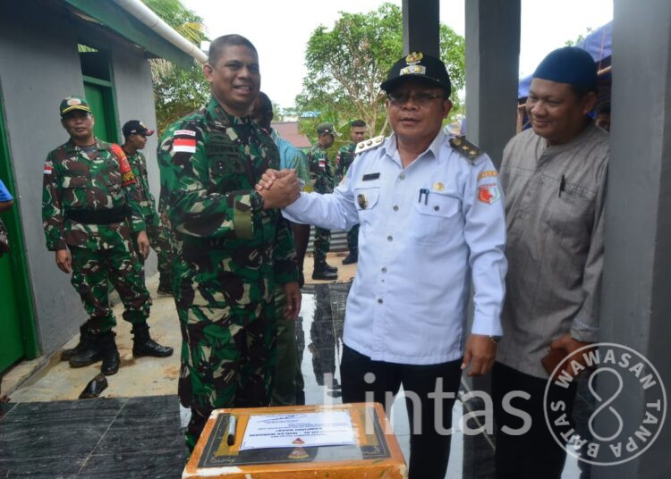 Resmikan Mushola Al-Ikhlas Woroagi, Wakil Bupati Boven Digoel : Satgas Yonif 725/Woroagi Membantu Masyarakat Dengan Nyata