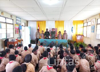 Wawasan Kebangsaan Bagi Generasi Muda, Kodim Jayawijaya Berikan Bimbingan Bagi Murid SMP Santo Thomas