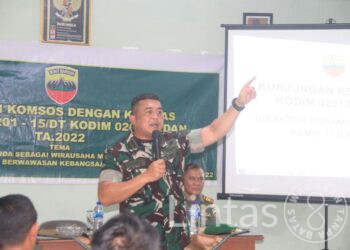 Dandim 0201/Medan Kunjungan Kerja Di Koramil 0201-15/DT,Ini Pesannya