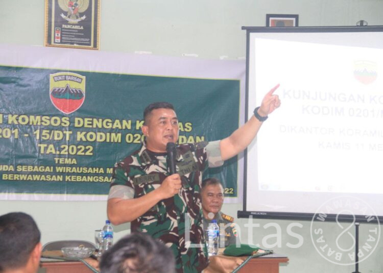 Dandim 0201/Medan Kunjungan Kerja Di Koramil 0201-15/DT,Ini Pesannya