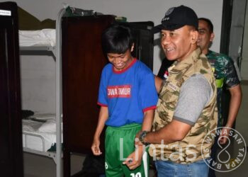 Cara Komandan Kontingen Kodam V/Brawijaya Cairkan Ketegangan Dan Motivasi Atletnya