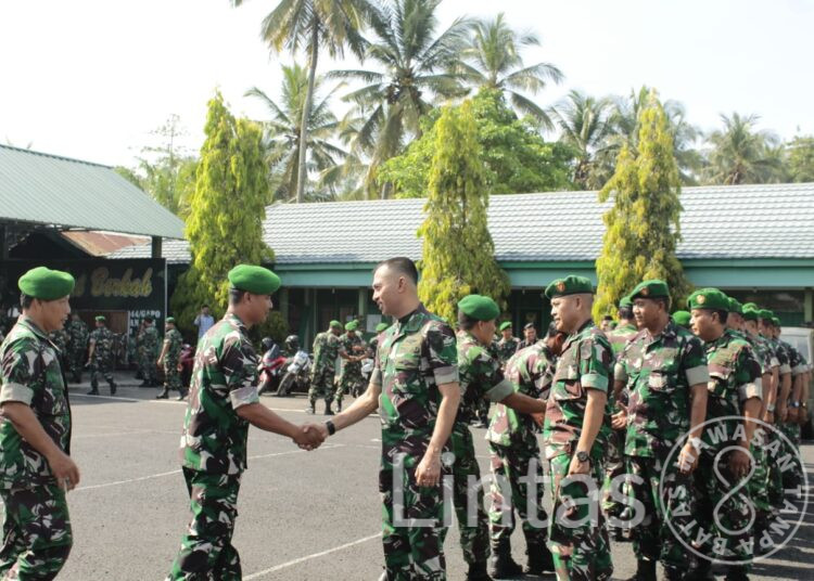Tingkatkan Profesionalisme Prajurit Dalam Pelaksanaan Tugas Dan Fungsi Teritorial Personil , Ini Pesan Dandim Rimba Anwar
