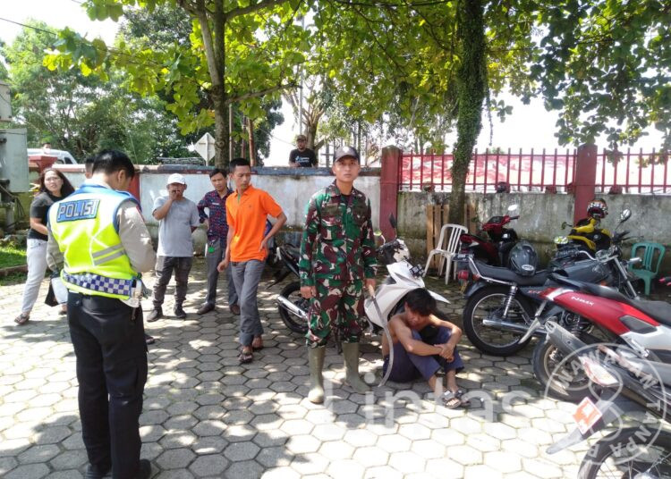 Satgas Gulbencal Cianjur Yonarhanud 14/PWY Sigap Tangkap Pelaku Begal