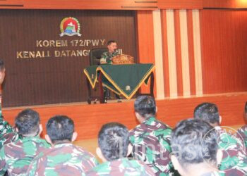 Beri Pengarahan Perdana, Kolonel Inf Dedi Hardono Bangga Dengan Prajuritnya