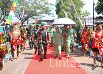 Kunjungi Kompi 3 Yonif Mekanis 643/Wns, Pangdam XII/Tpr : Kesejahteraan Prajurit Adalah Latihan