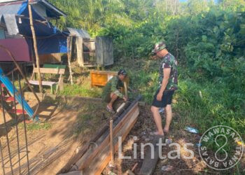 Salah Satu Sasaran Fisik TMMD Reg Ke-116, PAUD Harum Kenanga Wujud Kepedulian TNI Terhadap Dunia Pendidikan