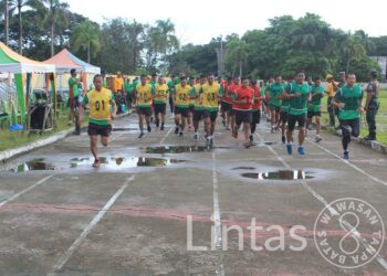 Kodim 1420/Sidrap Rem 141/TP Gelar Samapta Periodik I TA 2023