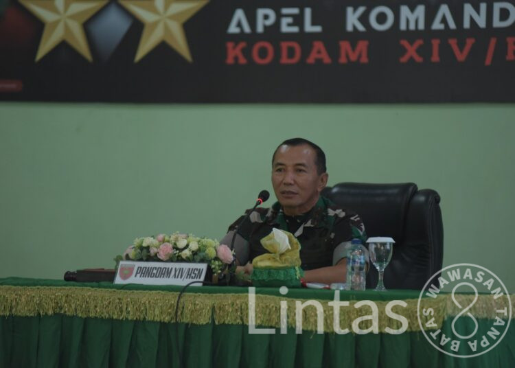 Pangdam XIV/Hsn: Apel Dansat Tersebar Kodam XIV/Hsn Tahun 2023, Satukan Komitmen Dan Launching Bedah Halaman Masyarakat