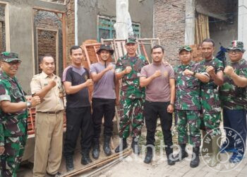 Tim Wasev Tinjau Kinerja Satgas TMMD Ke-116 Kodim 0623/Cilegon Di Desa Cikerai
