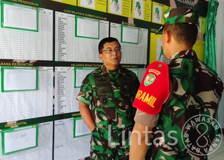 Danrem 064/Maulana Yusuf Brigjen TNI Tatang Subarna, Kunjungi Koramil Jajaran Kodim 0601/Pandeglang