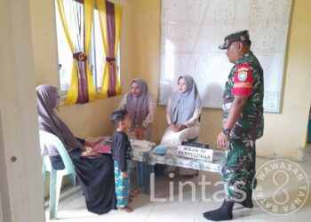Upaya Pencegahan Stunting Babinsa 05/Idr Dan Bidan Desa Aktif Pendampingan Posyandu