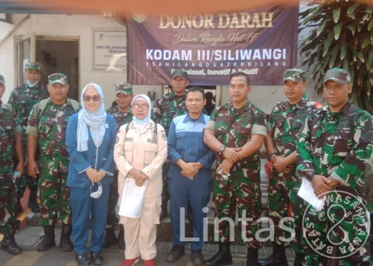 Kodim 0623/Cilegon Laksanakan Bakti Sosial Dalam Rangka Memperingati HUT ke – 77 Kodam III/Siliwangi
