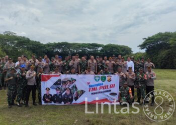 Kompak! TNI Polri Di Aceh Timur Gelar Latihan Menembak Dan Ngopi Bareng