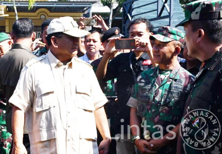 Danrem 081/DSJ Sambut Kunker Menhan Prabowo Di Pacitan