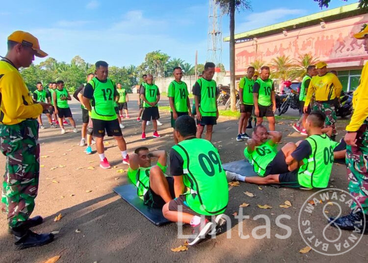 Kodim 0601/Pandeglang Laksanakan Garjas Samapta Periodik I Tahun 2023