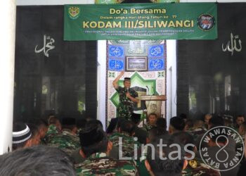 Peringati-77 Tahun Usia Kodam III/Siliwangi, Kodim 0613/Ciamis Gelar Doa Bersama