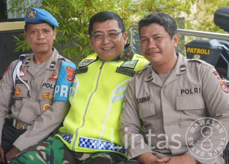 Di Sela Touring, Danrem 064/MY Dan Rombongan Kunjungi Tiga Polsek