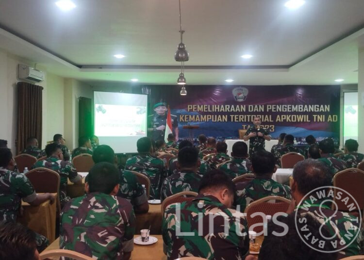 Bangun Apkowil Yang Adaptif Di Era Digital, Sterad Selenggarakan Harbang Puanter Di Kodam IM