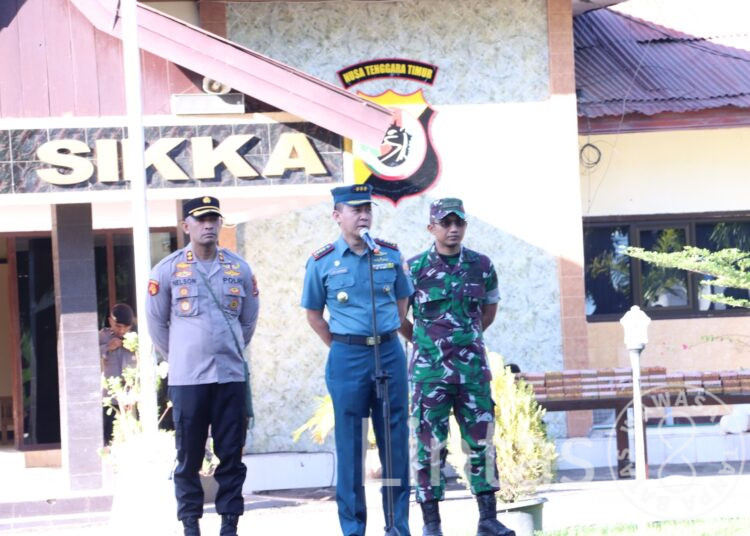 Perkuat Sinergitas, TNI-POLRI Adakan Kegiatan Halal Bihalal