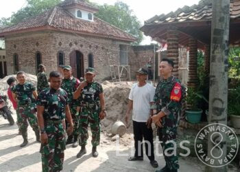 Dandim 0623/Cilegon Cek Progres Perkembangan TMMD