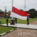 Dandenpal III/4 Serang Pimpin Upacara Bendera Mingguan