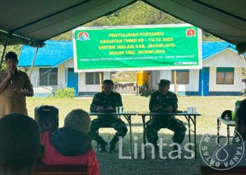 Satgas TMMD Kodim 1702/JWY Berikan Penyuluhan Kesehatan