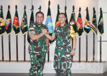 Pangdam XII/Tpr Terima Kunjungan Aspotdirga Kasau Dalam Rangka Wasev TMMD Ke-116