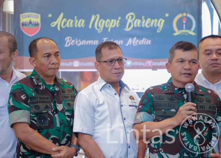 Acara Ngopi Bareng Insan Media “Pangdam I/BB : Politik TNI Adalah Politik Negara”