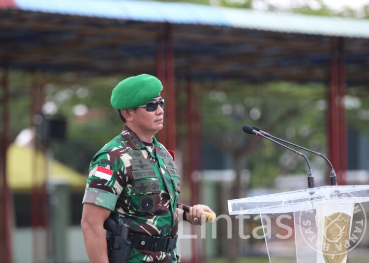 Amankan Wilayah Batas Sektor Timur Kalbar, Ini Penekanan Pangdam XII/Tpr Kepada Satgas Yonarmed 10/Roket