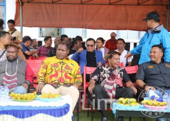 Dukung Talenta Muda Bangsa, Dandim 1702/JWY Turut Serta Dalam Pengesahan Sekolah Sepak Bola Papua Pegunungan