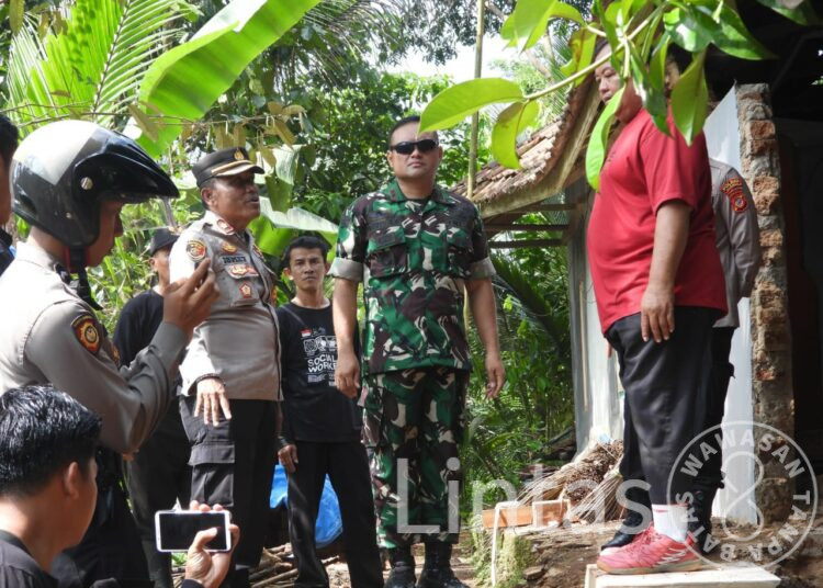 Dandim 0613/Ciamis Tinjau Lokasi Bencana Ds. Saguling