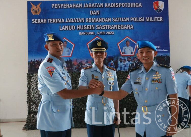 Mayor Pom Herdi Mohammad Ramdhan Jabat Dansatpomau Lanud Husein Sastranegara