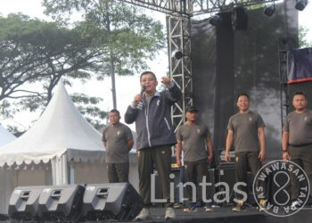 Rangkaian Kegiatan HUT Kodam Dan Korem, Korem 064/MY Gelar Olahraga Bersama