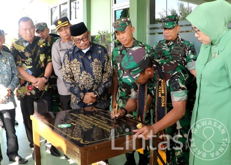 Pangdam IM Kunjungi Makodim 0104/Atim, Ini Arahannya Kepada Prajurit