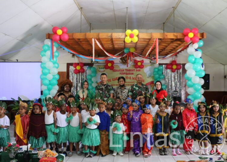 Kemeriahan Kenaikan Dan Perpisahan TK Kartika VI-8 Kodim 1702/JWY, Generasi Penerus Bangsa