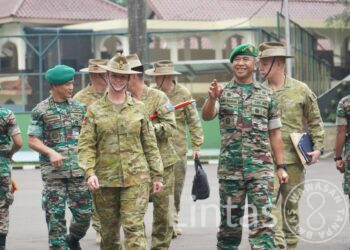 Dankodiklatad Sambut Kunjungan Kehormatan Commander Forces Command Australia, MG Susan Coyle