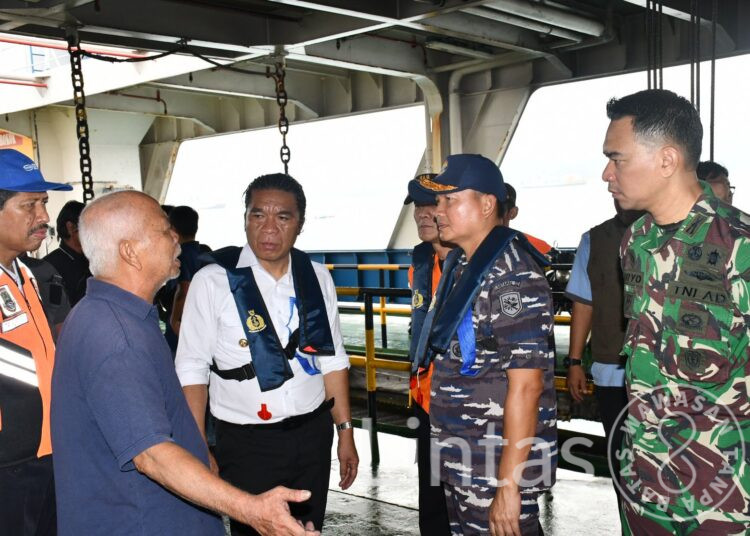 Dandim 0623/Cilegon Melaksanakan Pengecekan Langsung Evakuasi KMP ROYCE 1