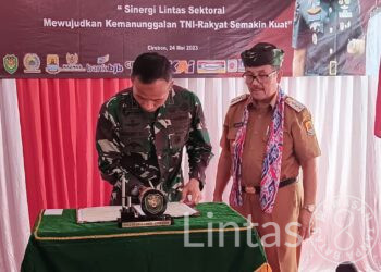 Kodim 0620/Kab Cirebon Gelar Karya Bakti Di Desa Kedongdongkidul