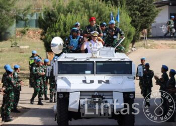 TNI Jaga Perdamaian Dunia, Panglima TNI Beri Semangat Dan Motivasi Prajurit TNI di Lebanon