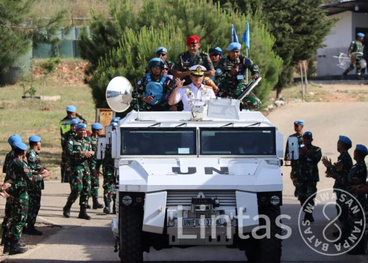 TNI Jaga Perdamaian Dunia, Panglima TNI Beri Semangat Dan Motivasi Prajurit TNI di Lebanon