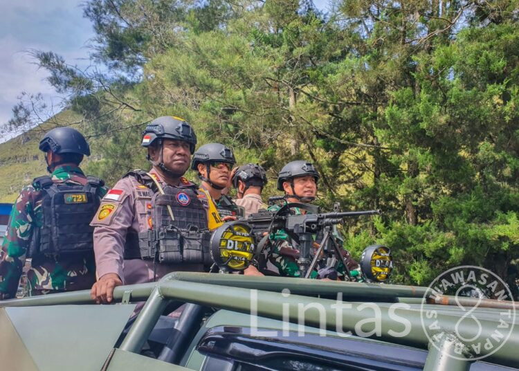 Sinergi TNI-Polri Ciptakan Ketertiban Dan Kondusifitas Di Kabupaten Lanny Jaya