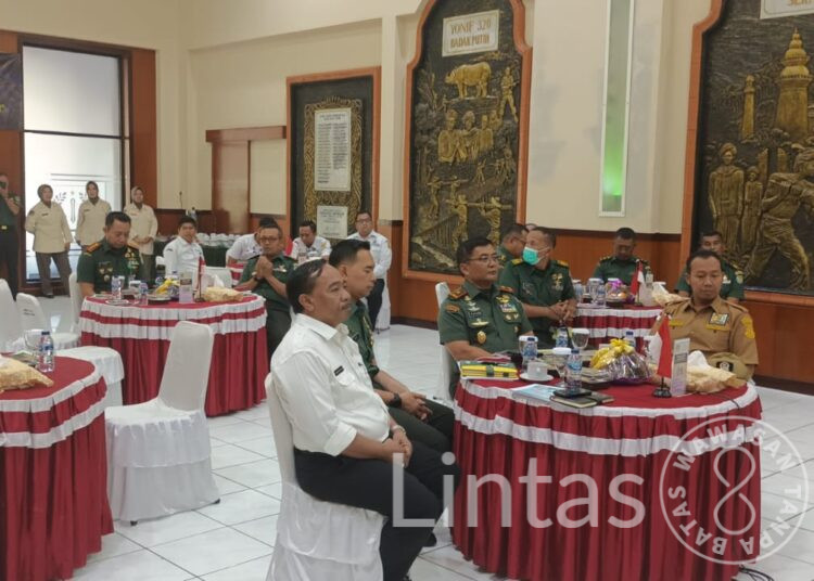 Danrem 064/MY Ikut Rakornis TMMD Ke 116 TA 2023