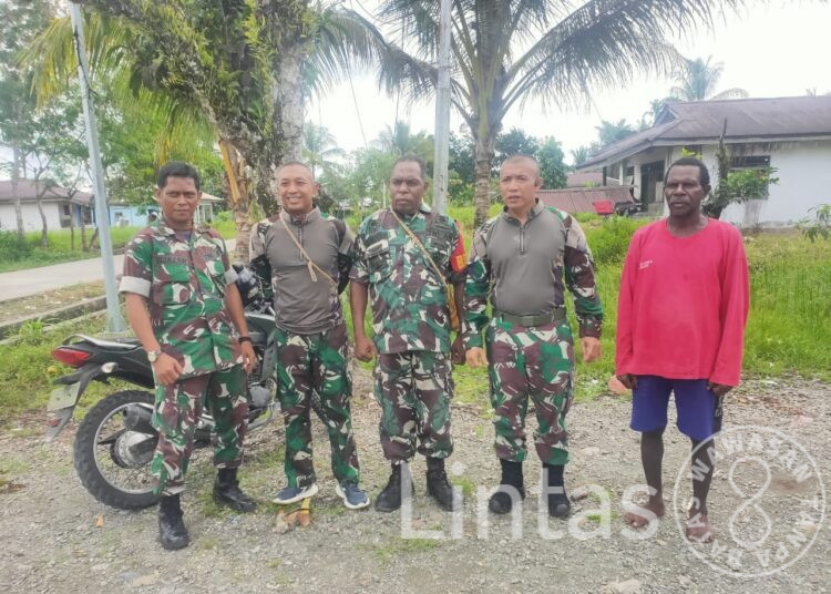 Bantu Atasi Kebutuhan Air Bersih, Pasiter Kodim 1710/Mimika Tinjau Titik Rencana Program Air Bersih Untuk Masyarakat